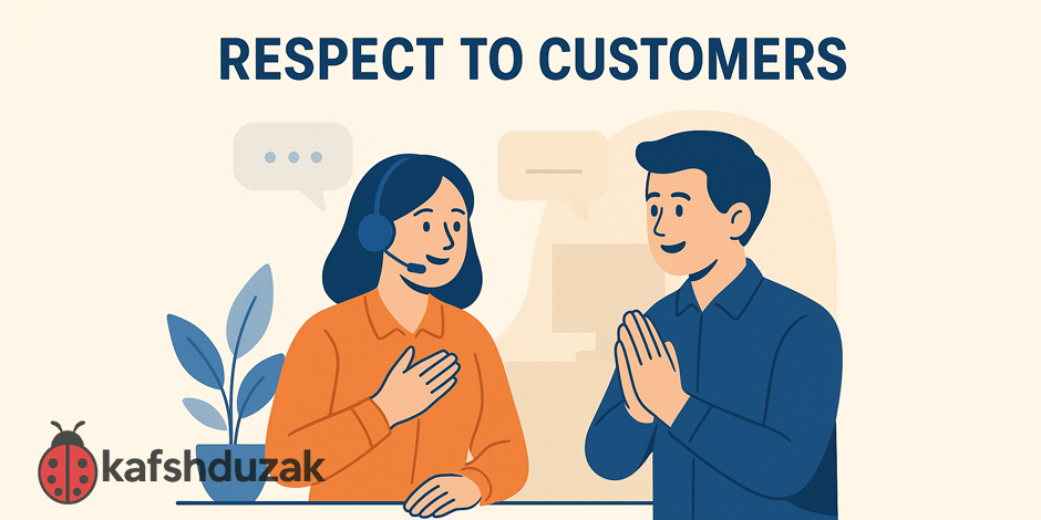 احترام؛ هدیه‌ای که مشتری از کفشدوزک دریافت می‌کند