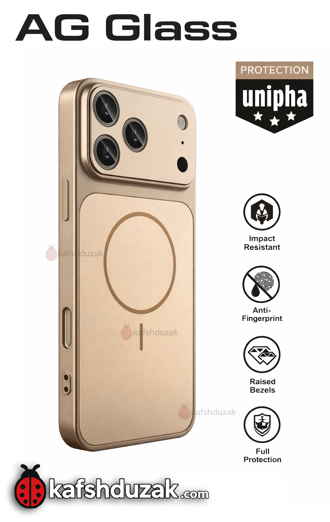 کاور AG Glass مناسب برای گوشی Iphone 17 pro max