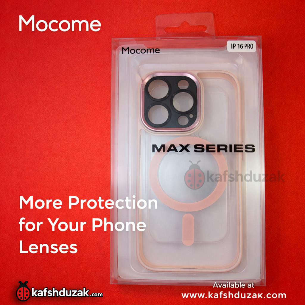 کاور آیفون 16 پرو Mocome با قابلیت MagSafe و محافظ لنز دوربین